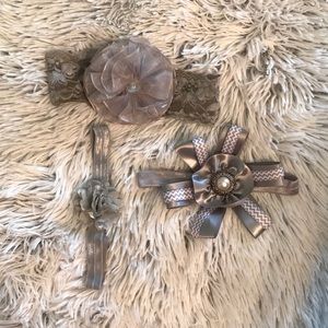 👧🏼Three pretty head bands